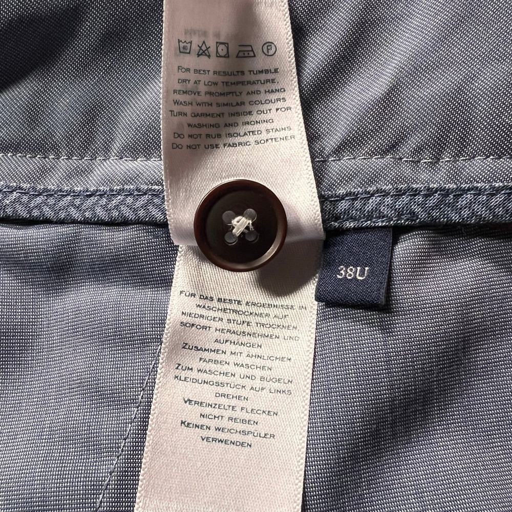 Lot of 2 Pairs Charles Tyrwhitt Stretch Chino Pants 38 Green Terra Cotta Cotton - Picture 10 of 14